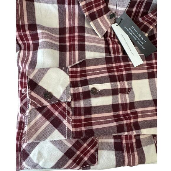 Sanctuary Boyfriend For Life Plaid Shirt NWT - Picture 7 of 9